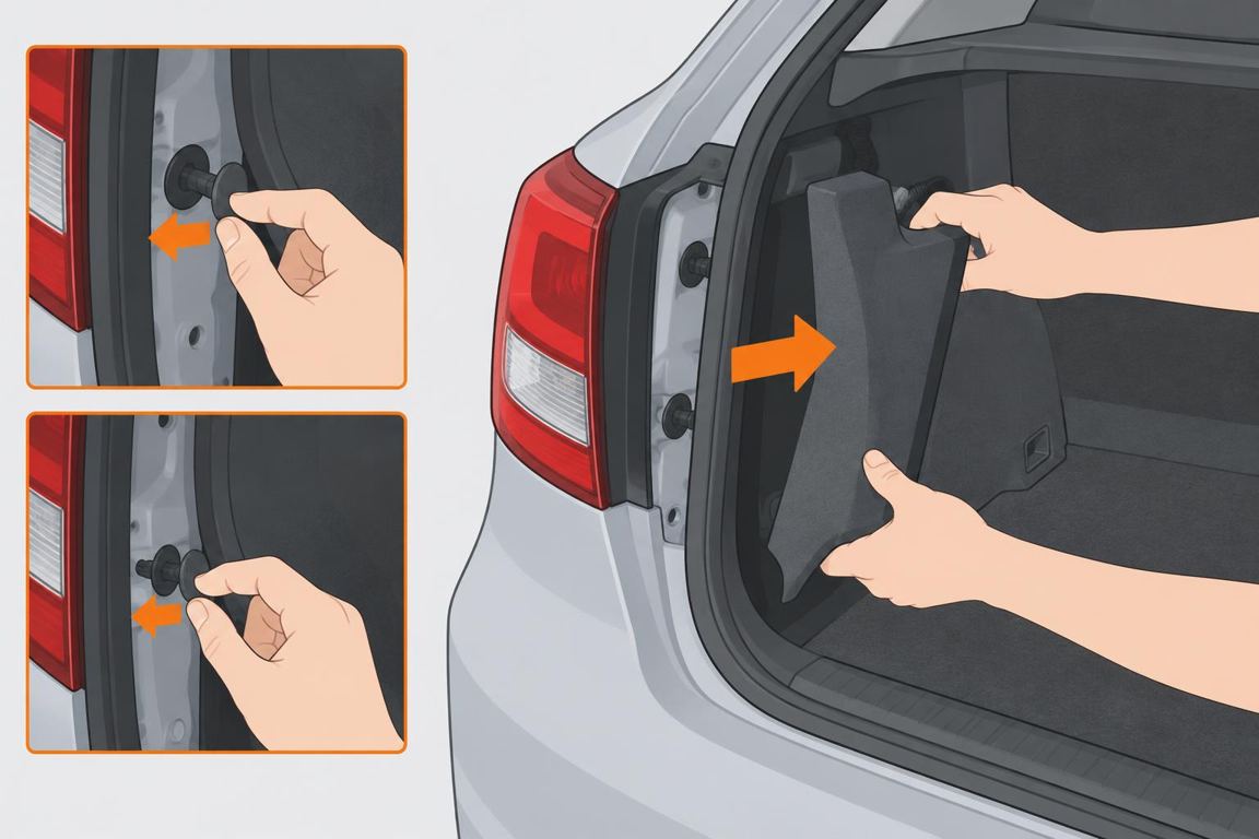 Remove the access panel or screws