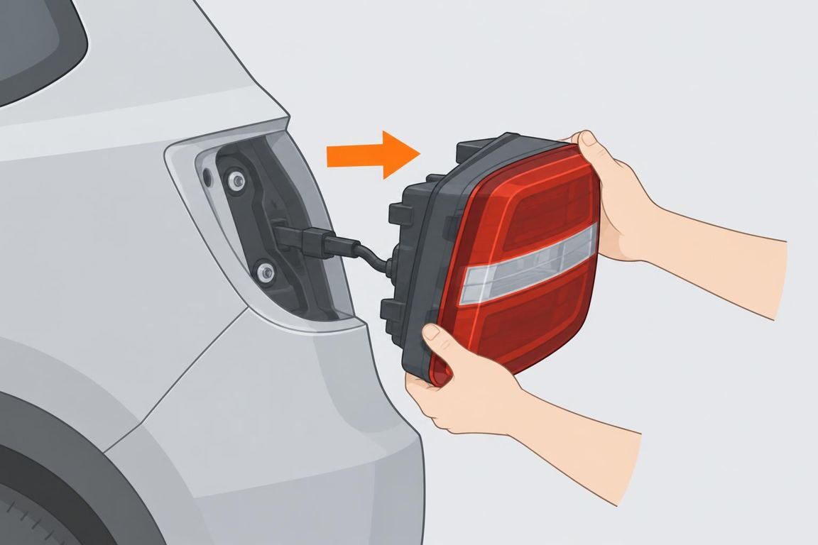 Pull the light out (if needed)