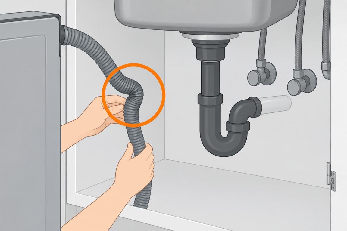 Check the drain hose