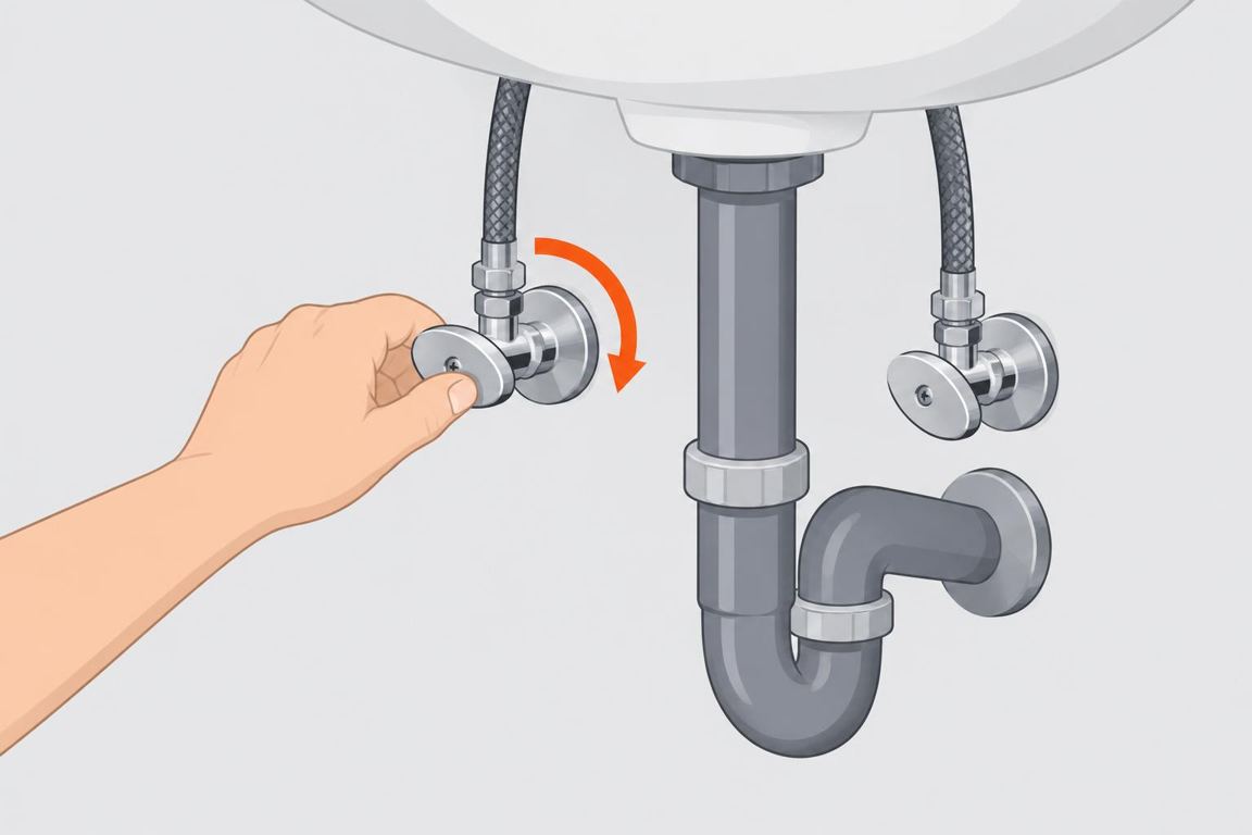 Shut off the water