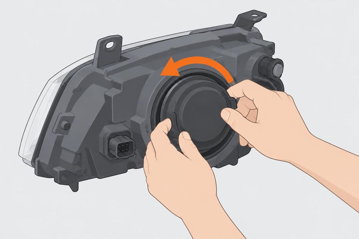 Remove the dust cap