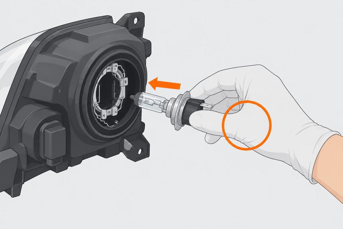 Install the new bulb