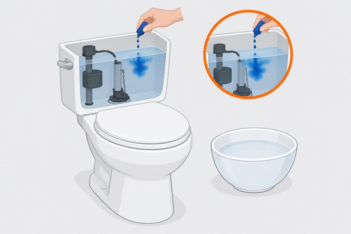 Test for leaks