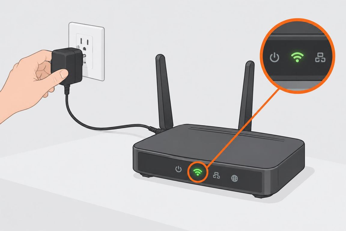 Then the router
