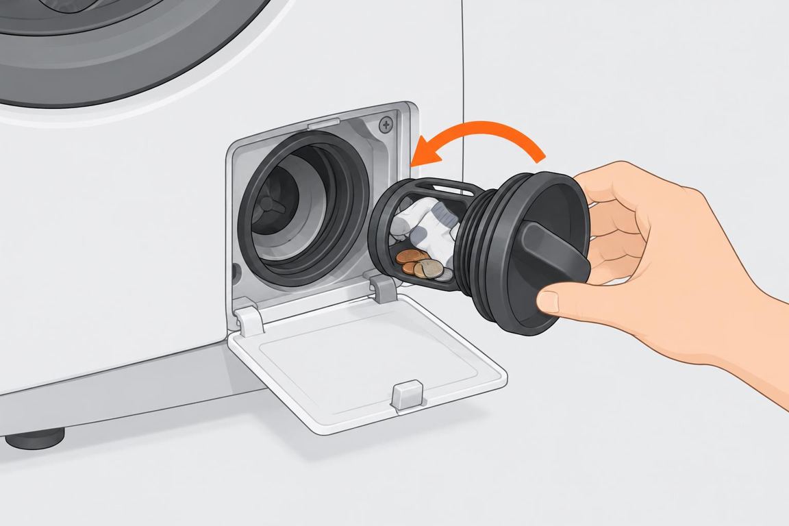 Clean the pump filter