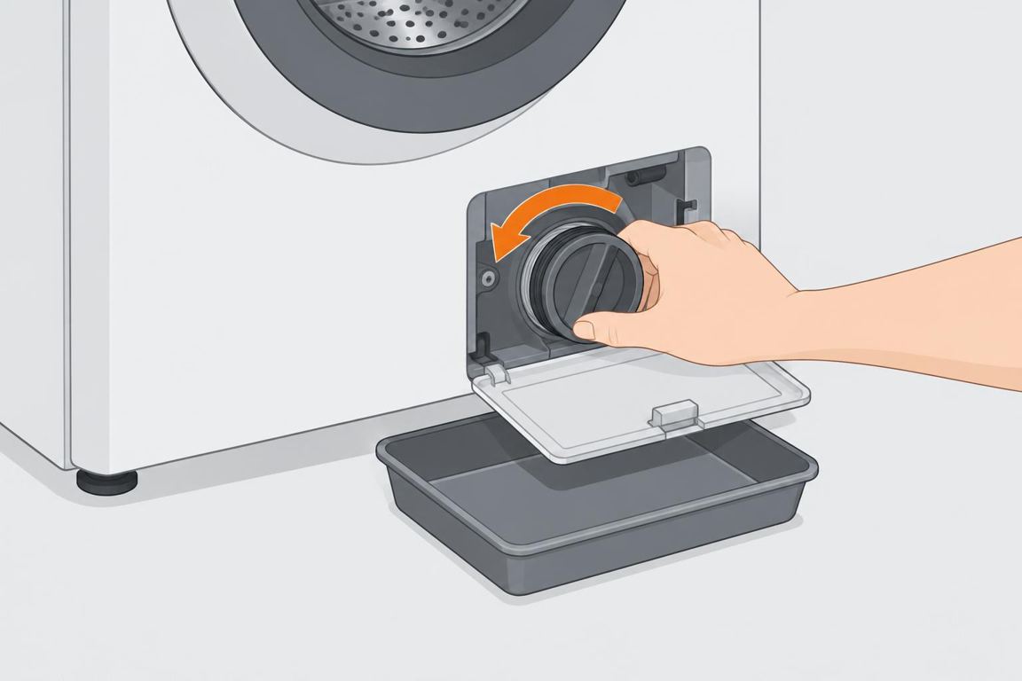 Clean the drain filter