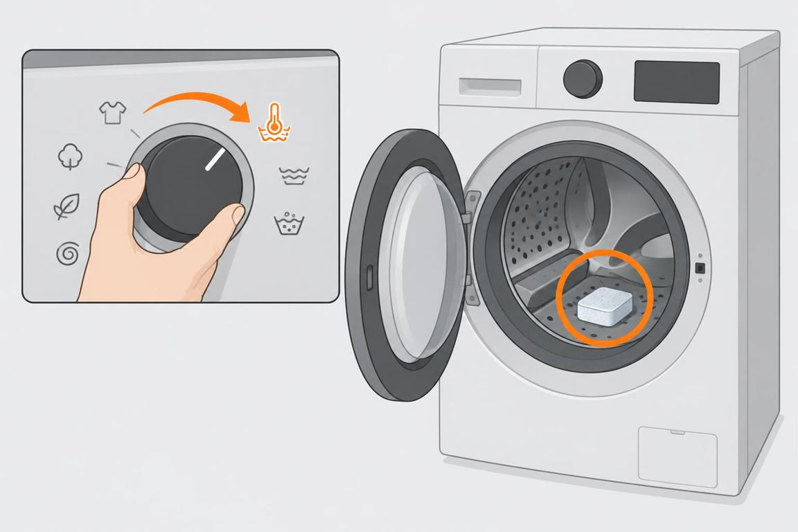 Run a hot clean cycle